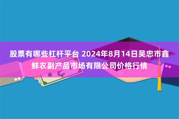 股票有哪些杠杆平台 2024年8月14日吴忠市鑫鲜农副产品市场有限公司价格行情