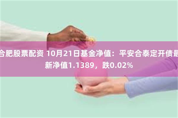 合肥股票配资 10月21日基金净值：平安合泰定开债最新净值1.1389，跌0.02%